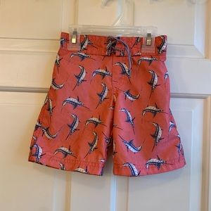 JANIE AND JACK Coral Swordfish Swim Short, Size 3